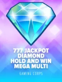 777 jackpot diamond hold and win mega multi logo